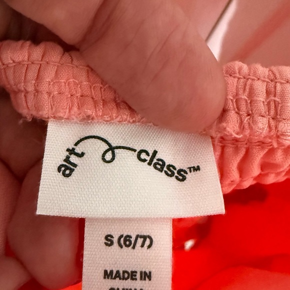 Art Class Pink Ruffled Dress - Picture 3 of 3